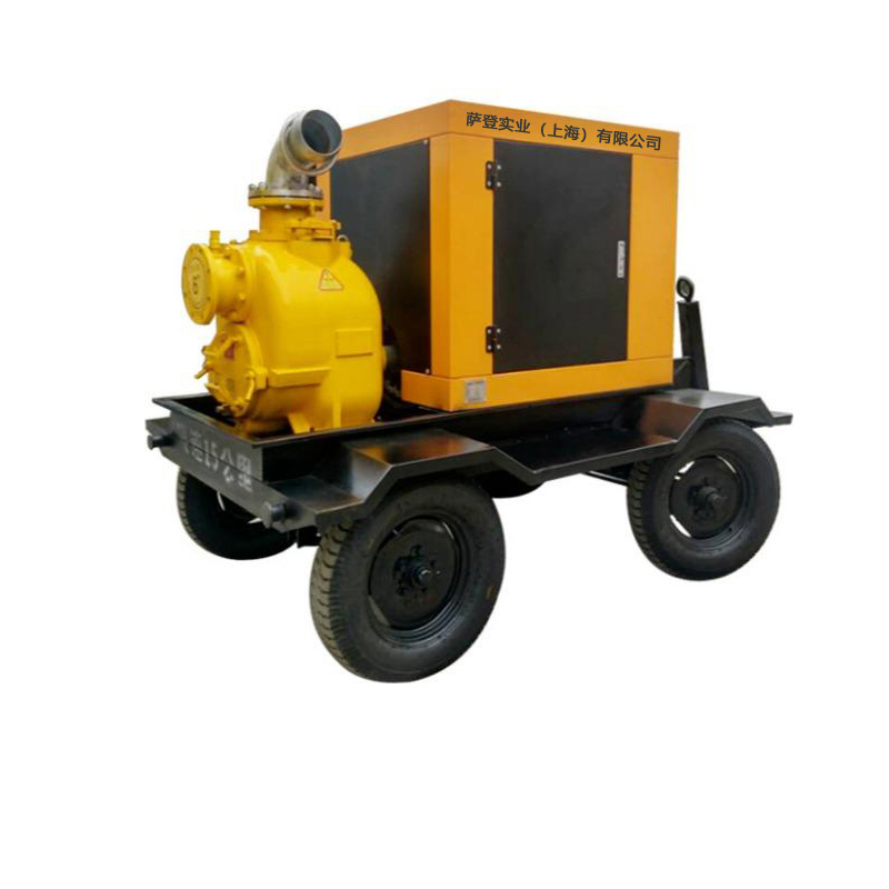 12寸移動防汛污水泵車